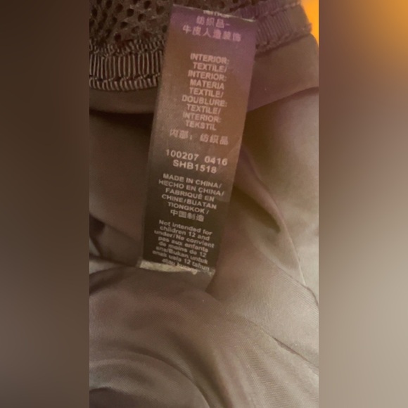 Fossil Key Per Tote Bag XL Floral Themed Canvas Bag Multi Use Cow Hide Hand Made - Picture 5 of 11